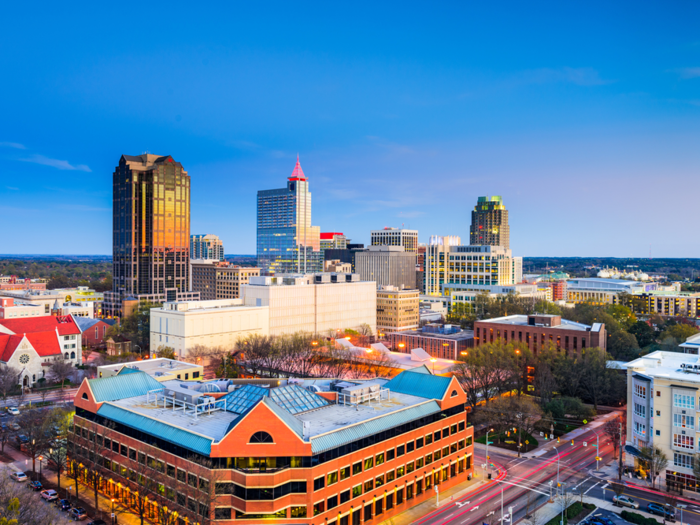 6. Raleigh-Durham, North Carolina