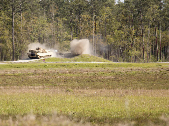 "Today our crews are being evaluated on their proficiency to engage targets from various positions using the Abrams’ weapon systems," Sgt. 1st Class Jose Lopez, master gunner and platoon sergeant with Delta Tank, said in the release. "Because the Abrams is a stabilized platform, it allows accurate fires even while advancing towards enemy positions."