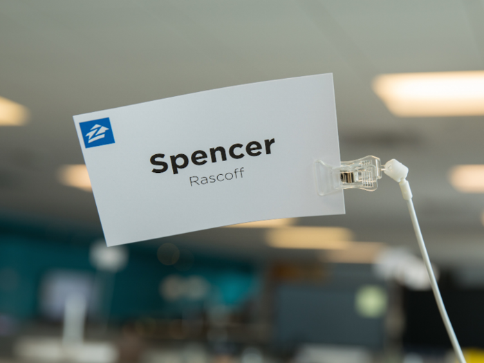 Another Zillow-specific object Rascoff keeps around is his anniversary sign. "Every employee has a little sign that looks like a real-estate sign on their desks to show how many years they