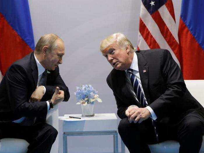 In the days after the attack, Trump inveighed against Russian President Vladimir Putin, appearing to drop the long-held affection he has had for the Russian leader. "President Putin, Russia and Iran are responsible for backing Animal Assad," Trump tweeted, adding there was a "Big price" to pay.