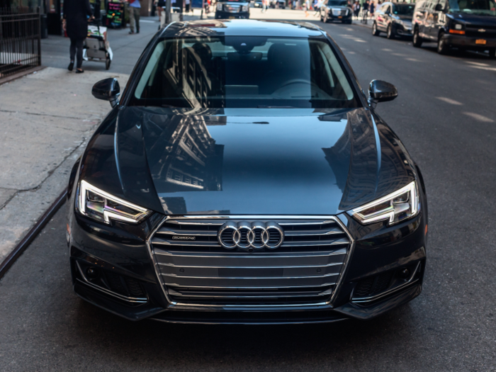 Up front, Audi