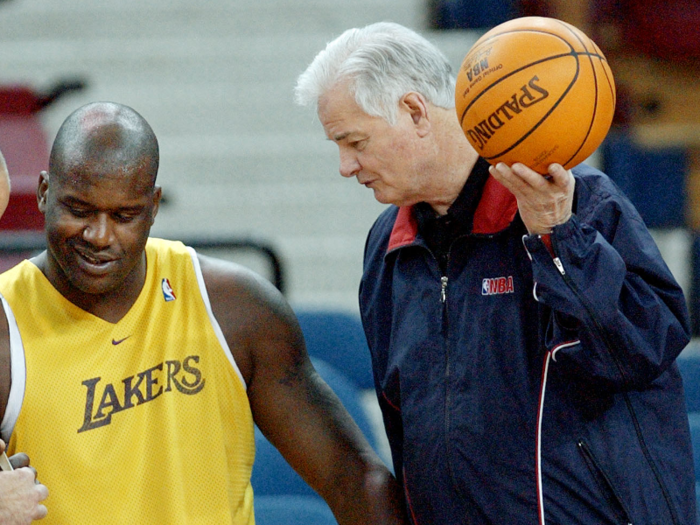 Tex Winter was the creator of the now legendary Triangle Offense, and he helped Phil Jackson implement it as an assistant for Jackson during all of his championship runs up to and through 2002.