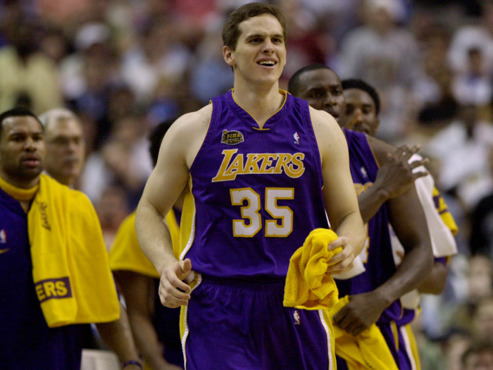 Mark Madsen was a bench player who had been drafted out of Stanford by the Lakers in 2000.