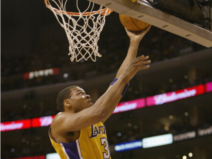 Devean George was a member of all three title-winning Lakers teams, and averaged over 20 minutes a game for the 