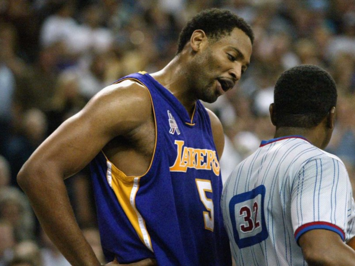 Robert Horry was already a two-time NBA champion with the Houston Rockets when he was traded to the Lakers in 1997.