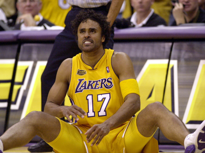 Rick Fox was a valuable role player for all three Lakers