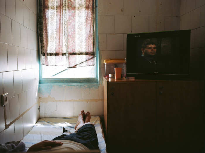 Inmates at Neve Tirza are afforded small comforts, such as cigarettes, television, and their own clothing.