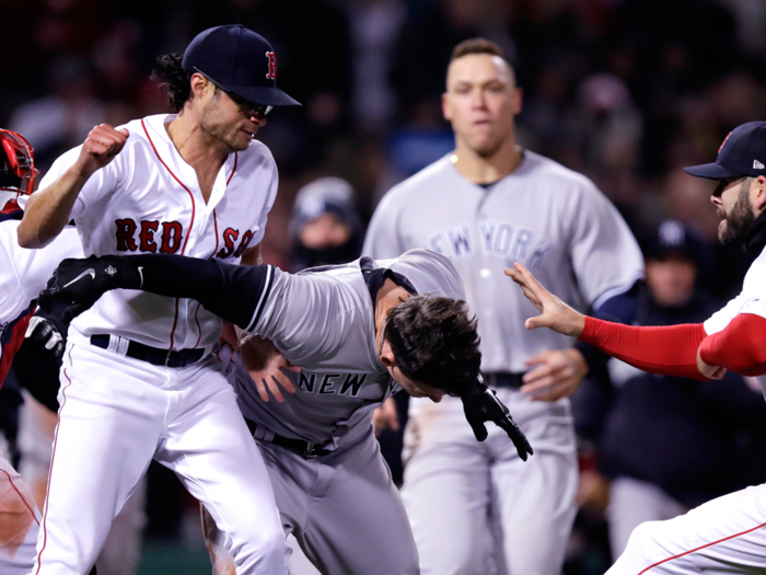 Aaron Judge loomed in the background as the teams