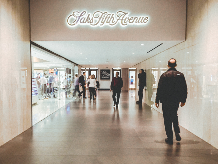 Like any other mall in America, Brookfield Place has an anchor tenant: Saks Fifth Avenue. There
