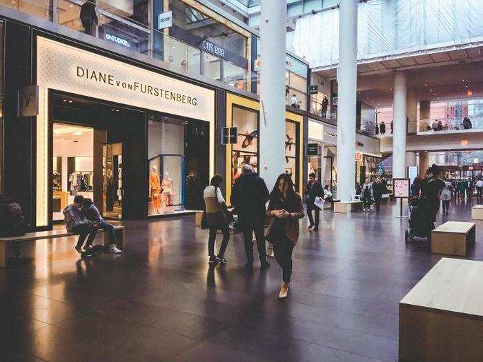 Brookfield Place is home to designer stores like Diane von Furstenberg, Hermès, Burberry, Salvatore Ferragamo ...