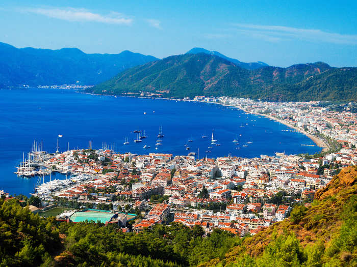 2. Marmaris, Turkey — £56.88 ($81.11).