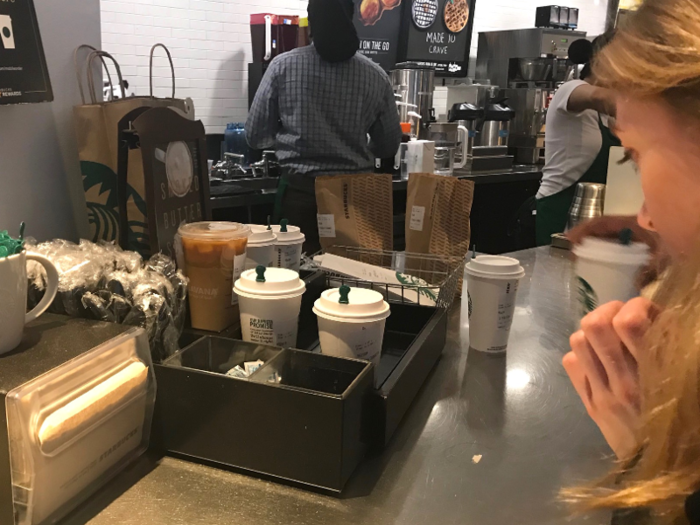 Typically, Starbucks says it will take two to five minutes for your order to be ready — an estimate that the chain increasingly achieves.