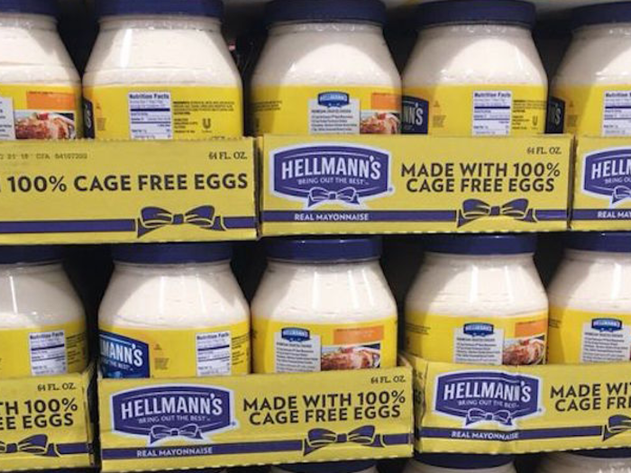 The gallon-sized mayonnaise jars