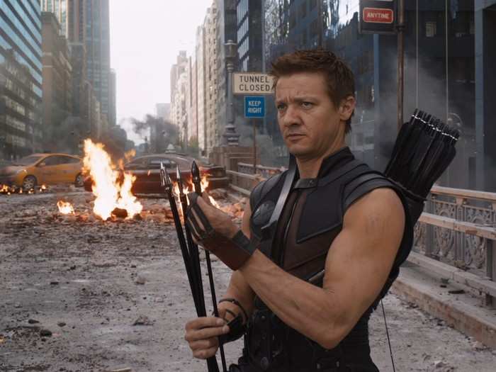 16. Hawkeye/Clint Barton — played by Jeremy Renner