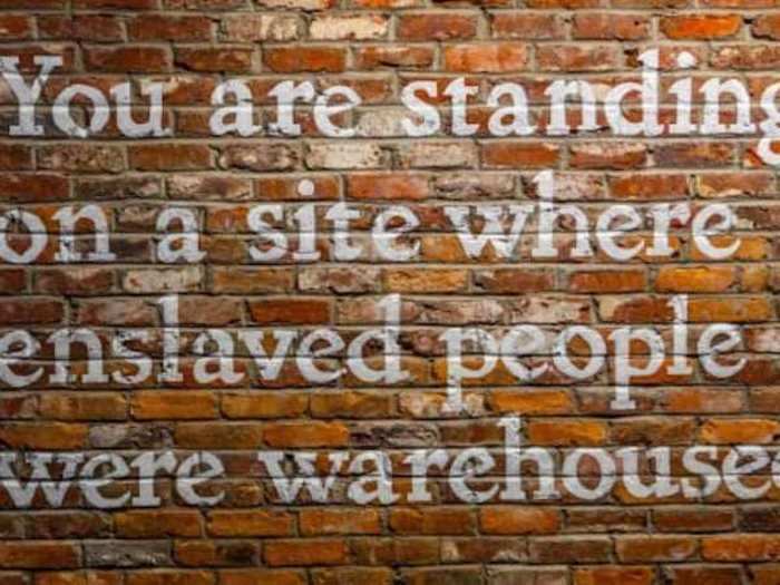 The 11,000-square-foot building is located on the site of a former warehouse where slaves were imprisoned after being taken to Montgomery.