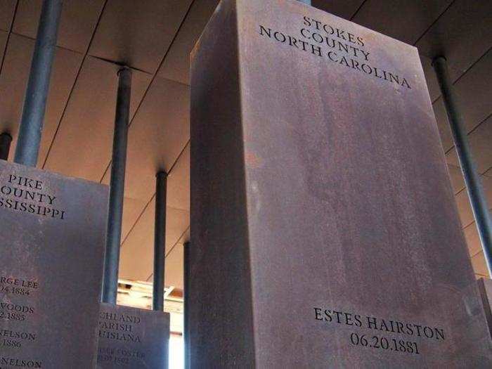 Each county has its own monument engraved with the names of the victims, along with the dates of their deaths.