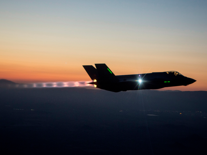 The F-35 Integrated Test Force is completing a series of night flights, testing the ability to fly the jet safely in instrument meteorological conditions where the pilot has no external visibility references.