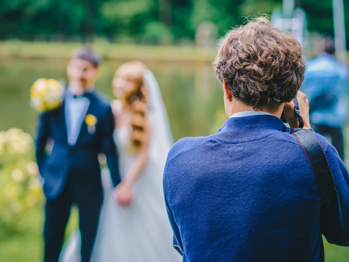 Photographer/Videographer — $24,300 (£17,000). Press will not be allowed inside the reception, so a private wedding photographer and videographer will be tasked with capturing the entire day. They