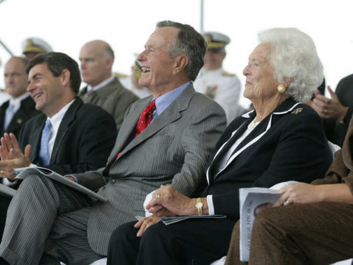 When giving advice to Hillary Clinton on talking to reporters, Bush said, "Avoid this crowd like the plague. And if they quote you, make damn sure they heard you."