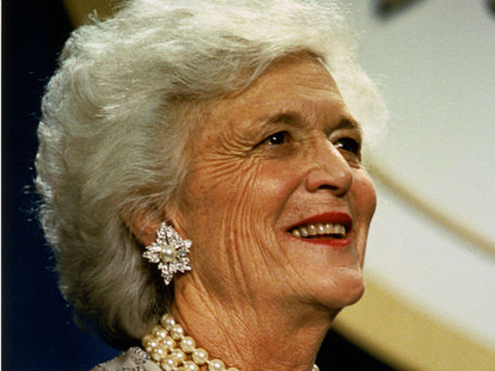 In her 1994 memoir, Barbara described her and her husband George H.W. Bush as "the two luckiest people in the world. "When all the dust is settled and all the crowds are gone, the things that matter are faith, family and friends," she wrote. "We have been inordinately blessed, and we know that."