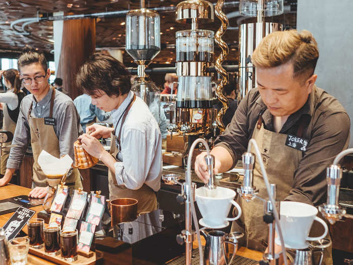 While I opted for a pretty standard Italian-style cappuccino, the cafe can make coffee with just about every brewing method you can imagine.