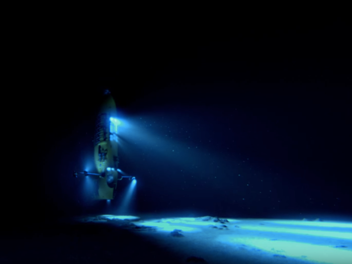 In the Deepsea Challenger, filmmaker James Cameron traveled alone to the bottom of the Mariana Trench, 6.8 miles (10.9 kilometers) down, in 2012.