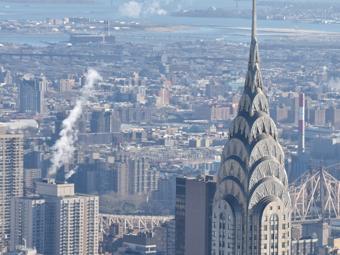 7. Instead of having dinner at a restaurant at street level, take in the skyline with a rooftop dinner