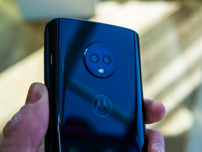 The Moto G6 has a dual-lens camera.