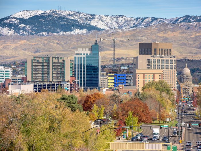 16. Boise, Idaho: at least $104,498