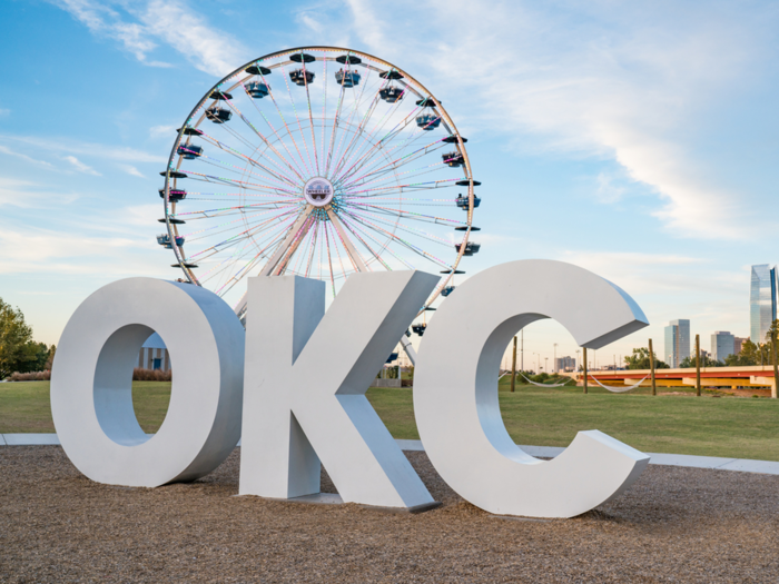 22. Oklahoma City, Oklahoma: at least $100,140