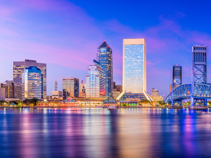 26. Jacksonville, Florida: at least $96,512