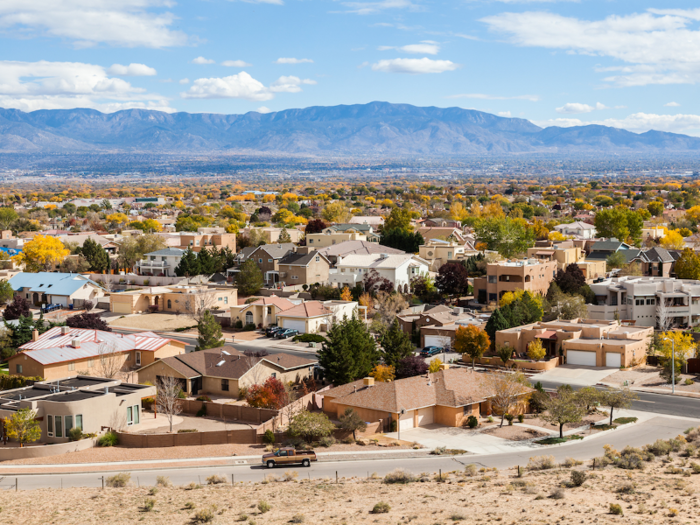 27. Albuquerque, New Mexico: at least $96,254