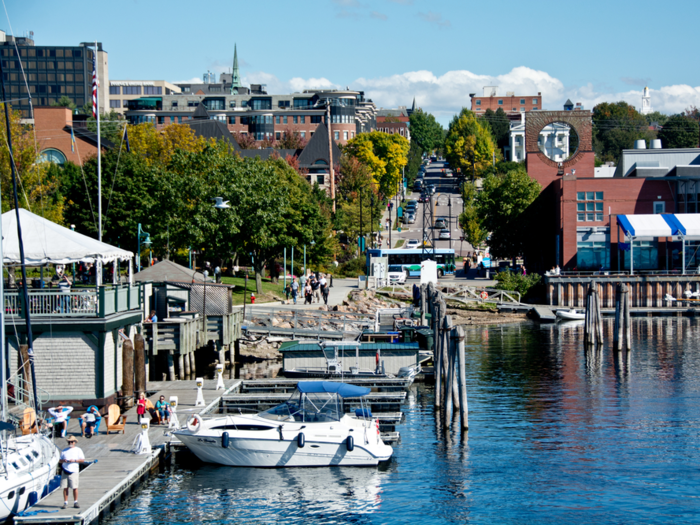 35. Burlington, Vermont: at least $93,508