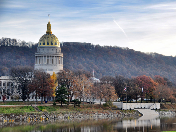 36. Charleston, West Virginia: at least $93,440