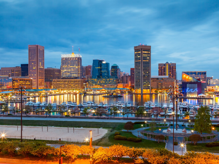 38. Baltimore, Maryland: at least $88,524