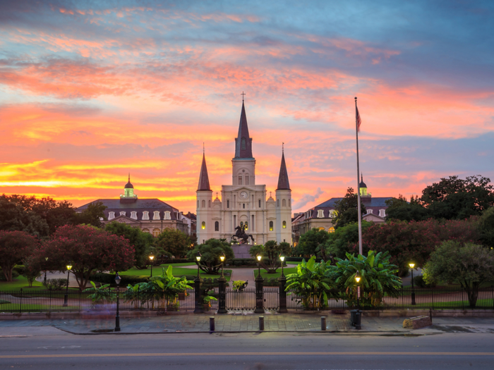 44. New Orleans, Louisiana: at least $74,976