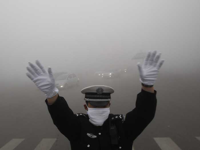 It certainly looks very different to other pollution-ridden Chinese cities like Beijing.