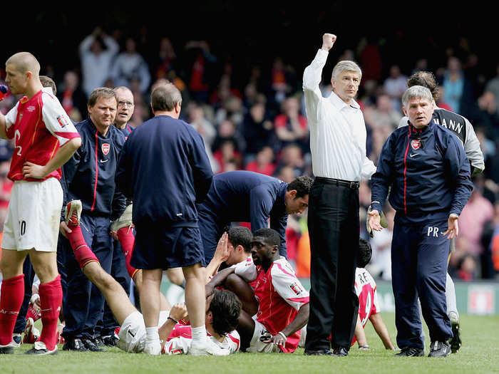 Another FA Cup trophy came in 2005 — this time after a dramatic penalty shootout against Manchester United.