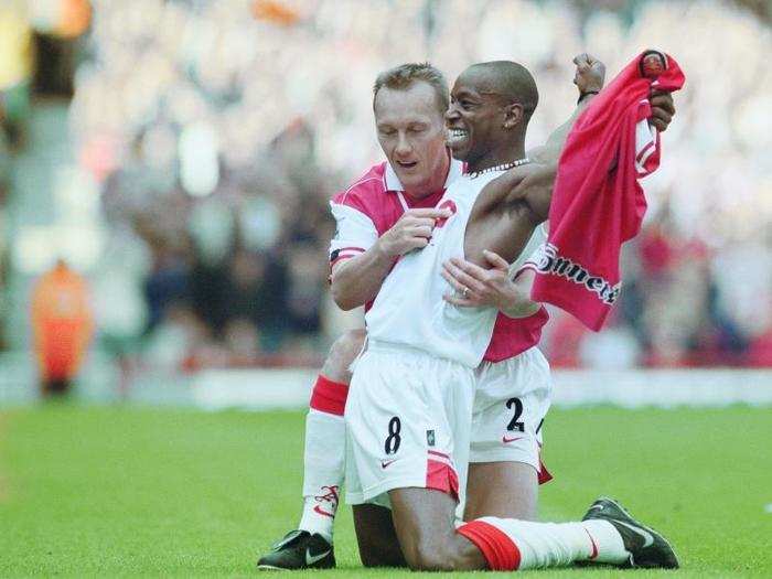 Wenger inherited a good squad, including prolific striker Ian Wright. The English centre forward broke the club