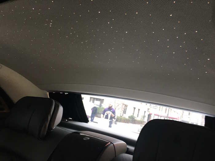 In the ceiling is Rolls-Royce