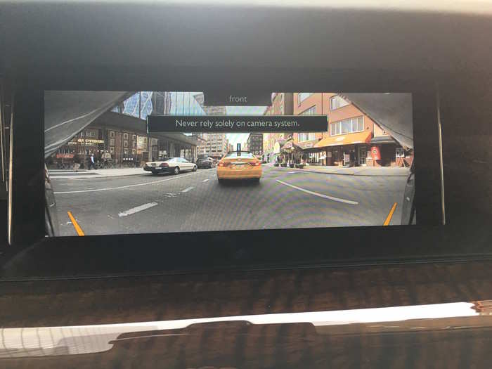 In the center console is a 10.25-inch high definition display running a version of BMW Group