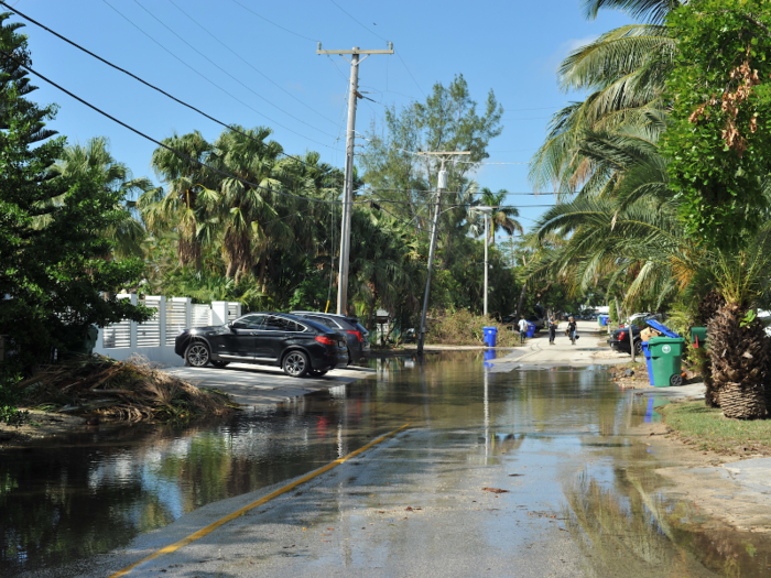 Miami, Florida: In the last 10 years, flooding events have increased in frequency by 400% in Florida.