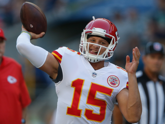 25. Patrick Mahomes — Kansas City Chiefs, 2017