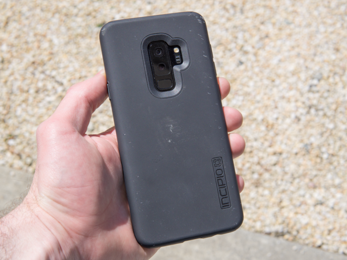 The Incipio case itself had a few minor scuffs, but nothing too bad.