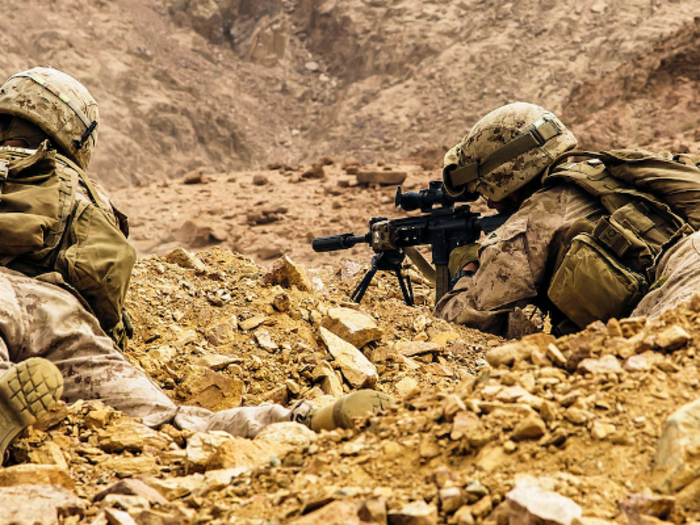 Marksmanship was also an important part of Eager Lion, especially since the mountainous terrain in Jordan is somewhat similar to what Marines in Afghanistan experience.