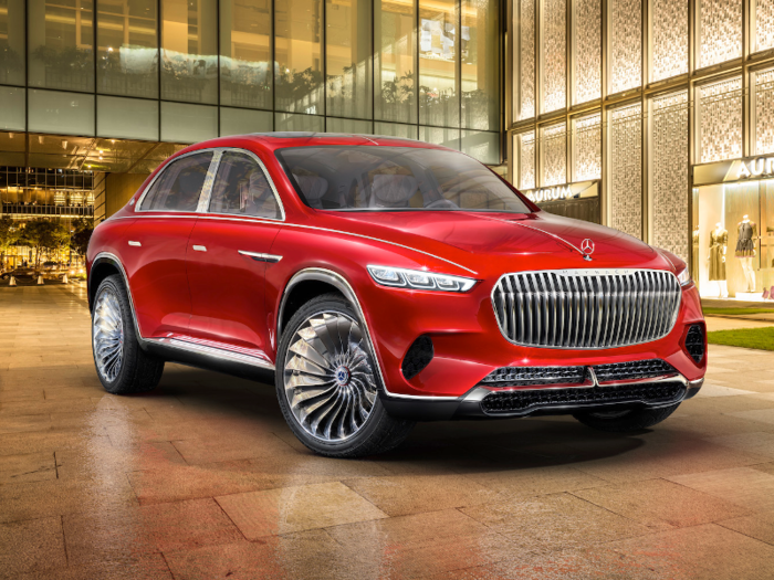 The Vision Mercedes-Maybach Ultimate Luxury concept is also making its global debut in Beijing. As its name suggests, this 750 horsepower Maybach crossover is designed to be the last word in all-electric luxury.