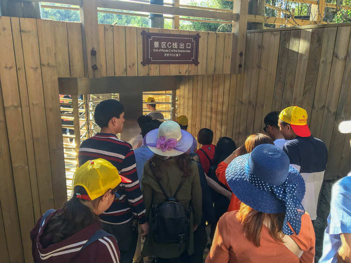 I sprinted back to the locker room attendant to pick up my camera minutes before 6 p.m. The next day, at the breathtaking mountains of Zhangjiajie National Forest Park, I regretted that I didn