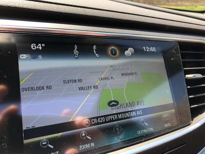 The GPS navigation system seamlessly guided us from New Jersey to Maryland and back.