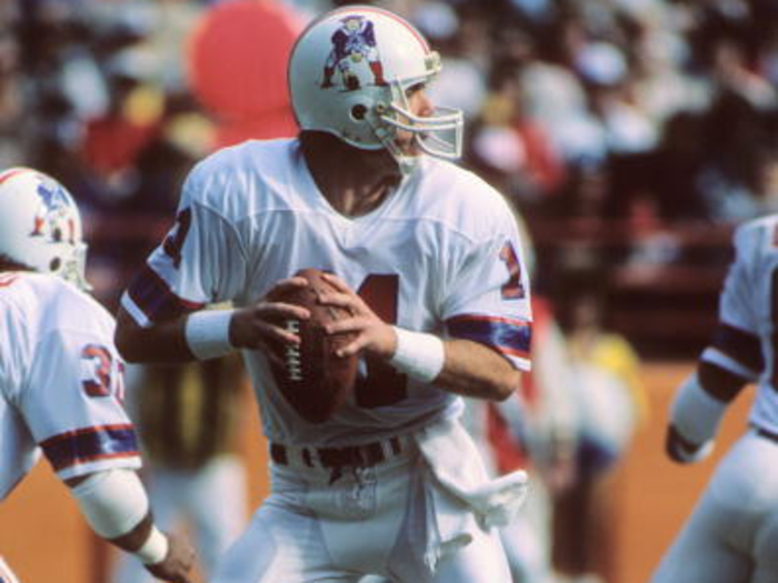 Tony Eason was taken 15th overall out of Illinois by the New England Patriots.