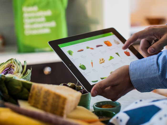 Use the grocery delivery service Instacart if you live in Austin, Dallas-Fort Worth, or St. Louis.